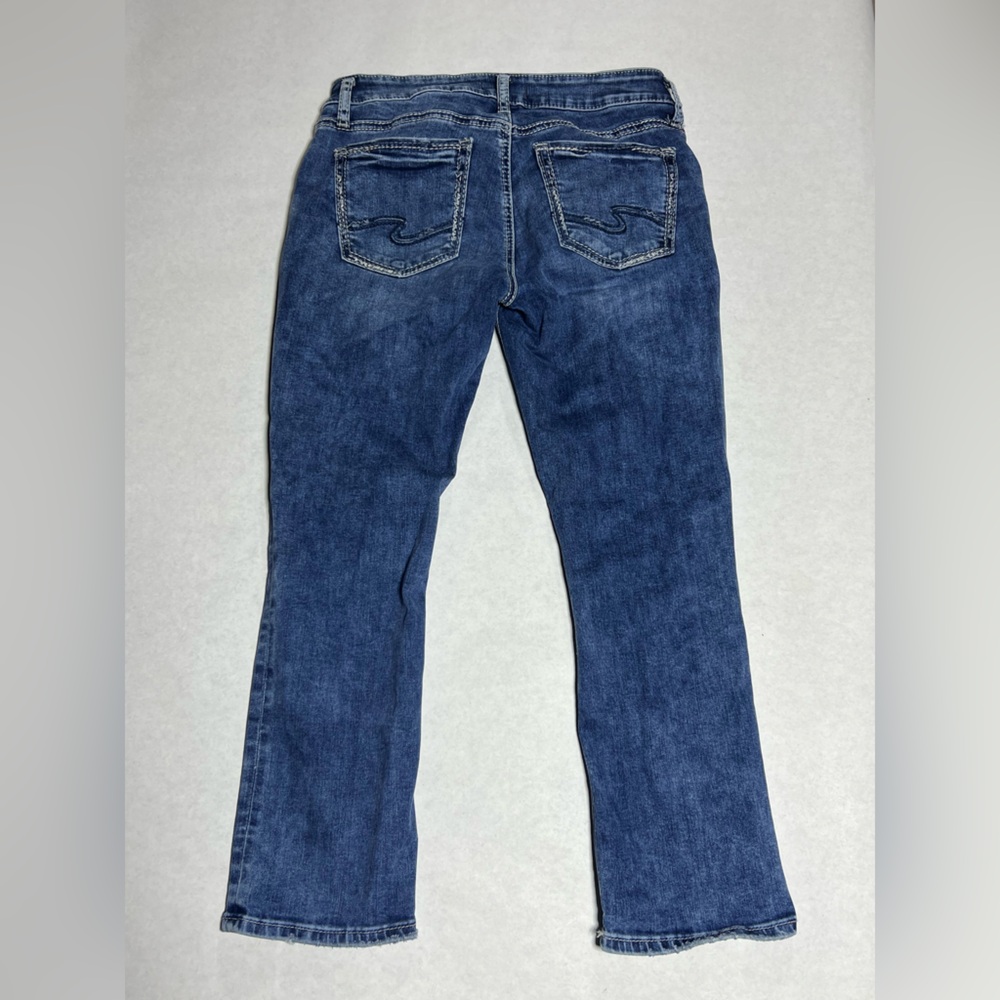 Silver brand Elyse Capri size 27/22 1/2 jeans. - Picture 4 of 6